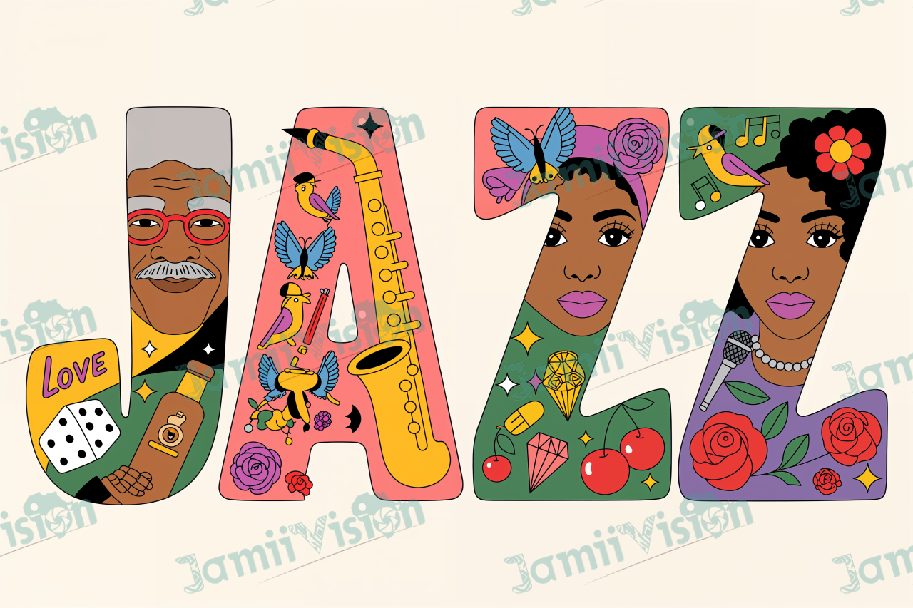 Jazz illustration artistique