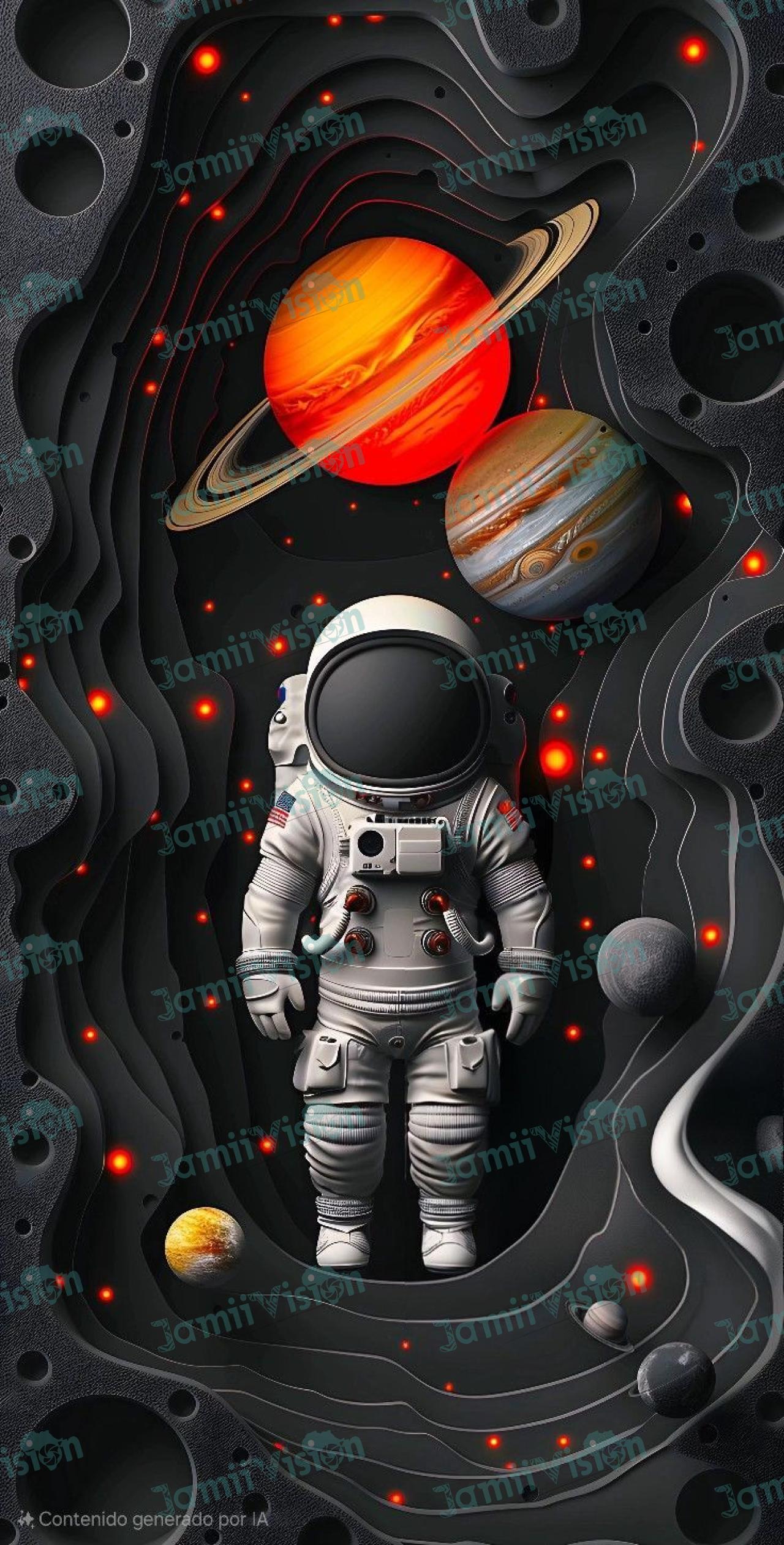 Astronaute Futuriste