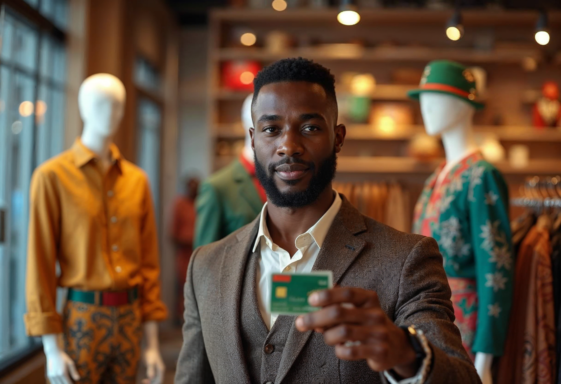 un-homme-professionnel-dans-un-magasin-qui-montre-une-carte-bancaire