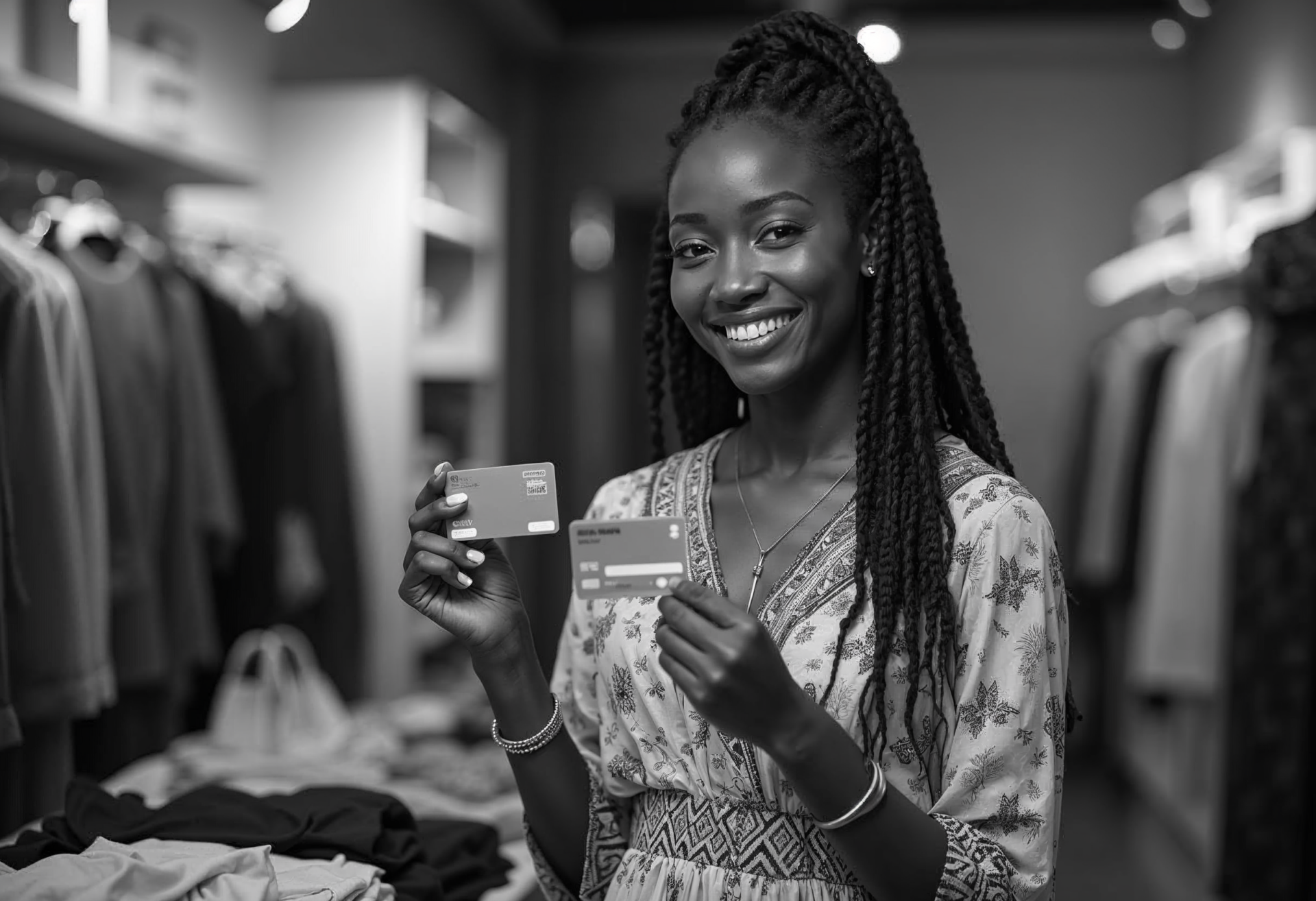 jeune-femme-noire-africaine-avec-une-carte-bancaire