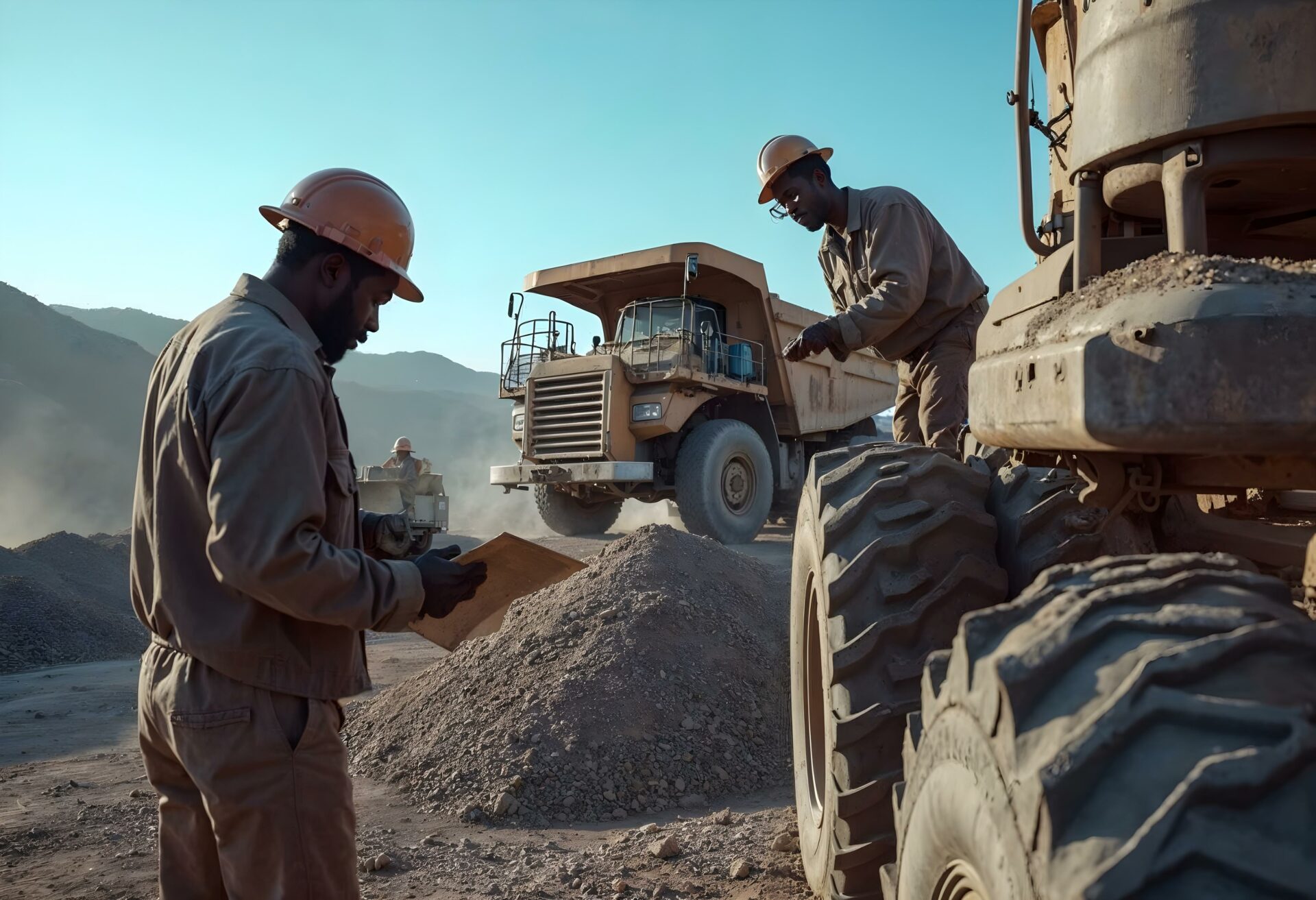 un-groupe-douvriers-qui-travaillent-dans-une-carriere-miniere